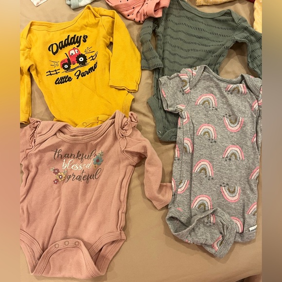 Carter's & others Colorful Bodysuit Bundle of 23. 3, mostly 3-6, 6, 9 month. - Picture 3 of 7